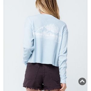 Billabong Cropped Light Blue Thermal (Tillys)